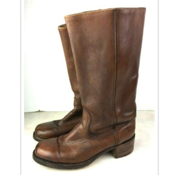 Frye Other - Frye Vintage Cowboy Boots Campus Brown Leather